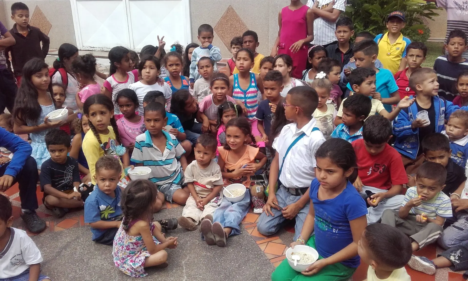 Children in Los Teques, Venezuela
